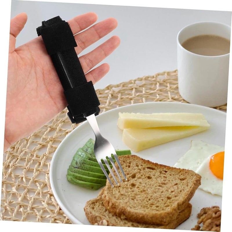 Self Feeding Fork Adaptive Utensil for Elderly Disabled Assistance Stainless Steel Size 17.5X3X3 CM - Image 5